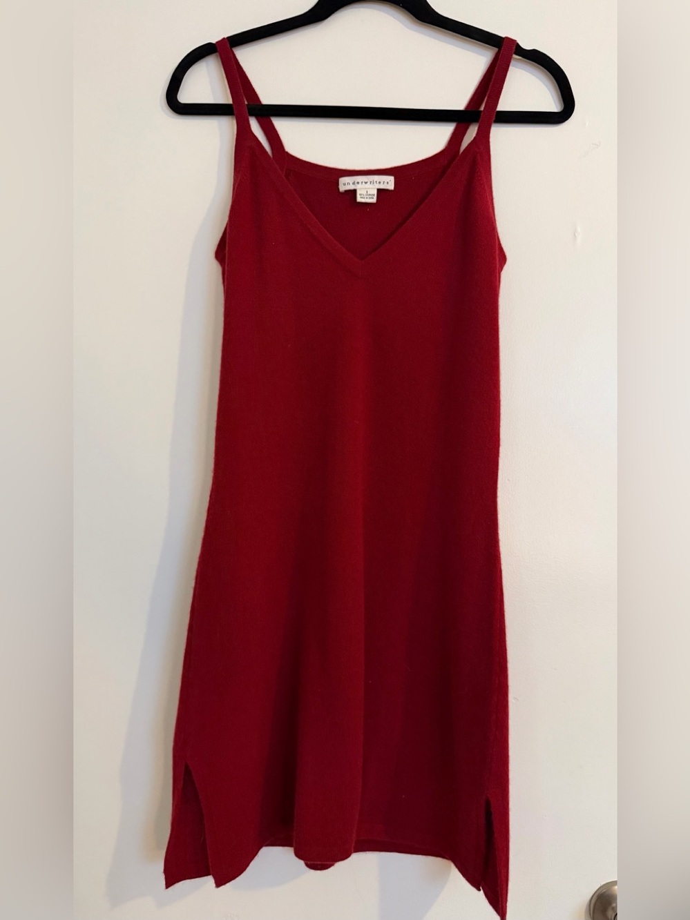 Vintage Cashmere Tank Slit Side Dress NWOT